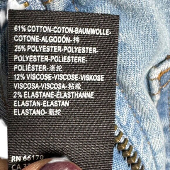 Free People Lennox Skinny Fit Denim Zip Front Jumpsuit Size Small Light Blue - Picture 10 of 12